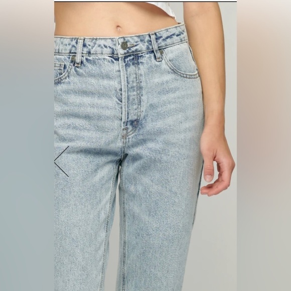 Hidden Tracey Light Wash Classic Clean Straight Jeans size 26 - Picture 4 of 10